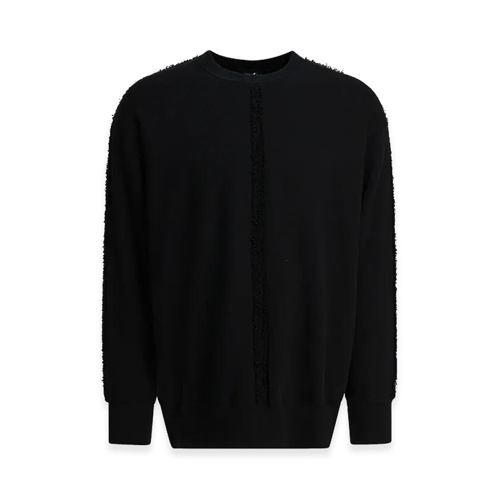 COMME des GARCONS HOMME Cotton Crewneck Sweatshirt "Black"