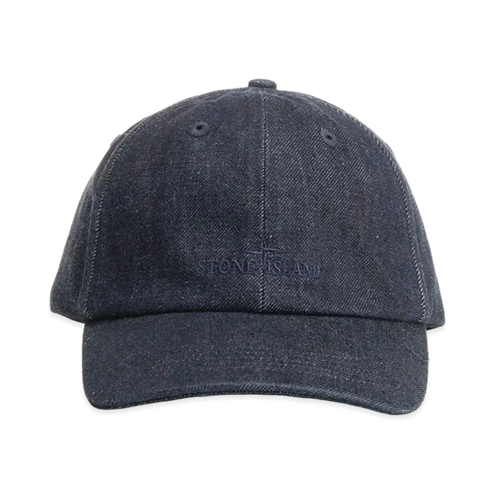 Stone Island Denim Cap "Blue"