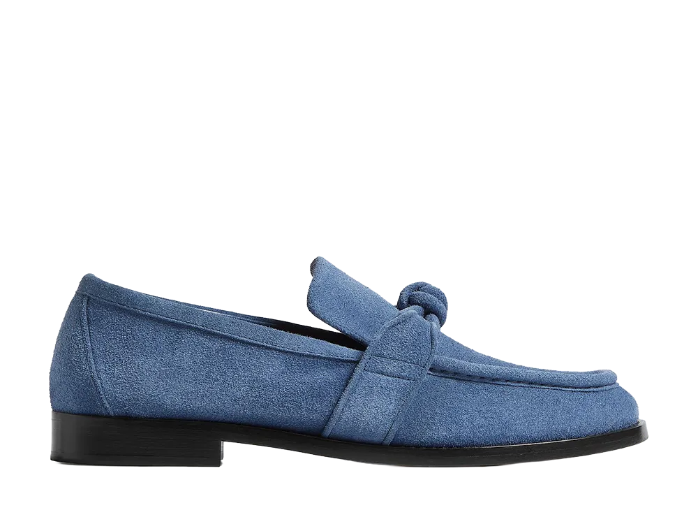 Bottega Veneta Women's Astaire Loafers "Blue Venezia"
