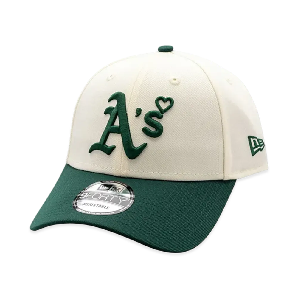 NEW ERA x BASICKS MLB 9Forty Athletics Cap "White/Green"