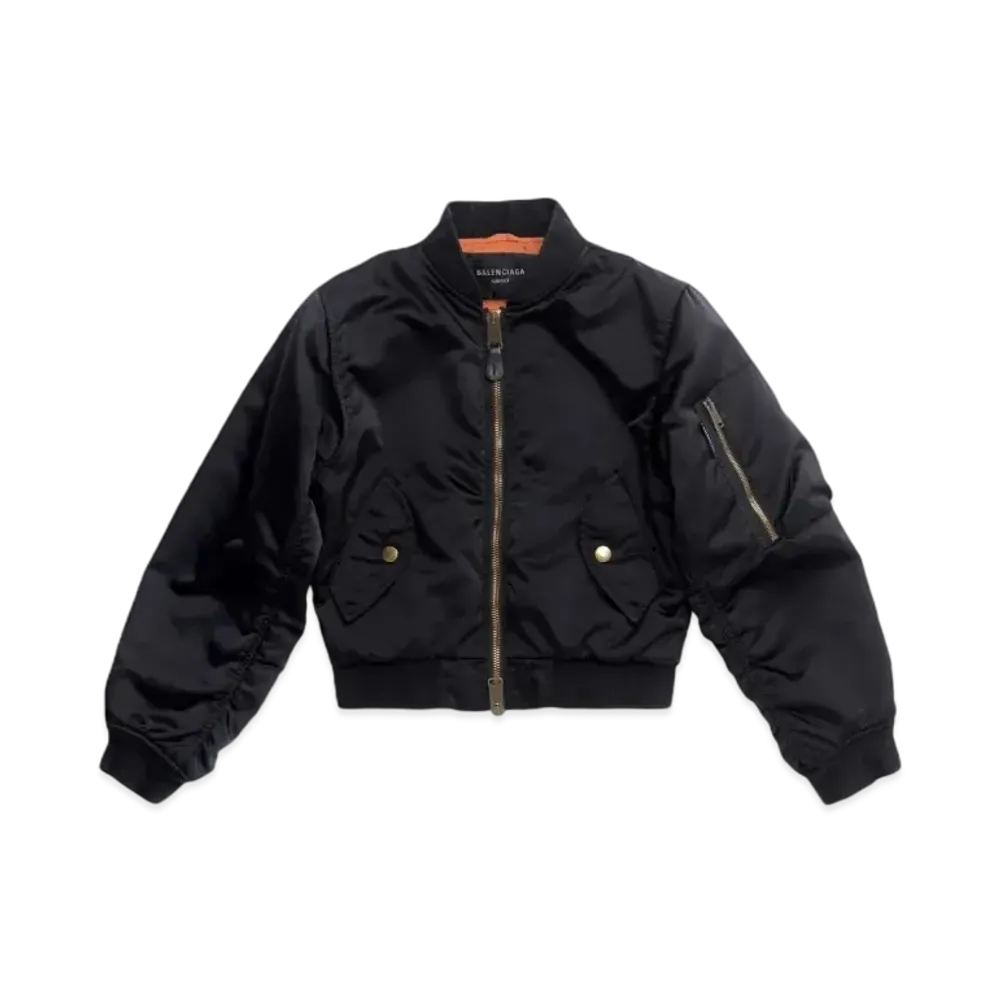 BALENCIAGA Shrunk Bomber "Black"