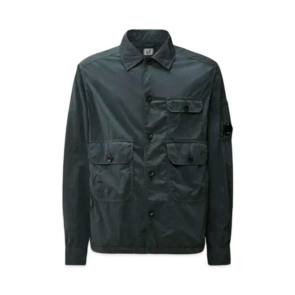 C.P. Company Chrome-R Full Button Overshirt "India Ink Grey"