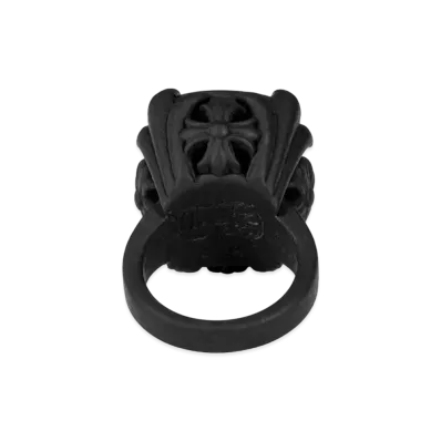 Chrome Hearts Cocktail Rubber Ring "Black"