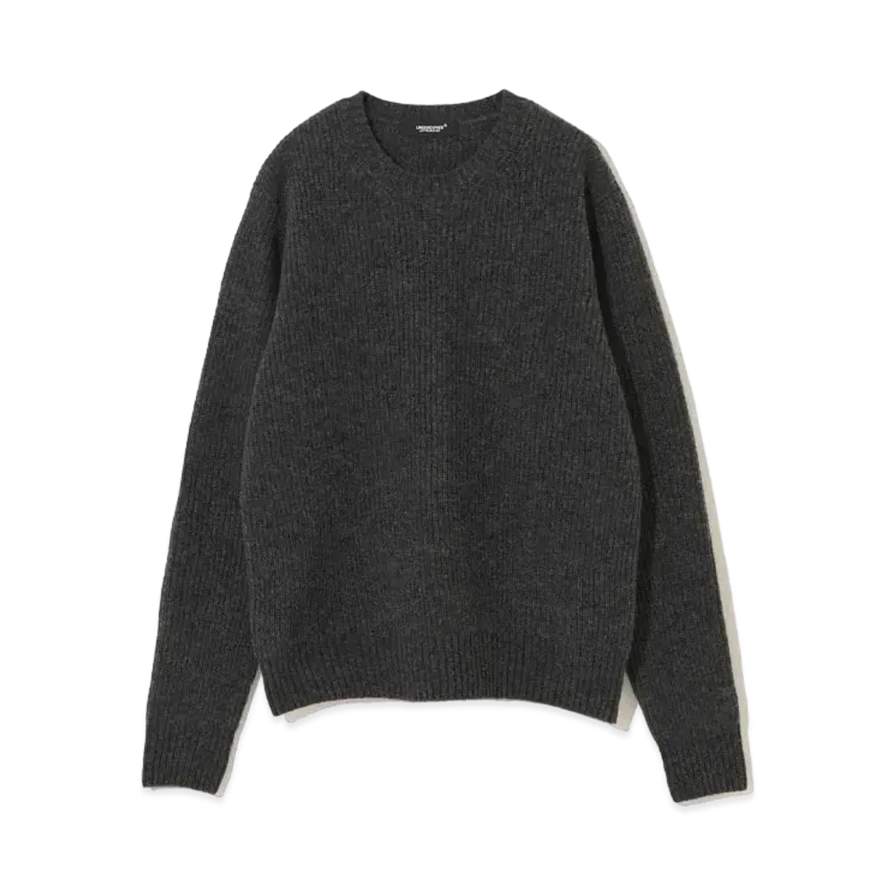 UNDERCOVER Twin Peaks Crew Neck Knit "T.Charcoal"