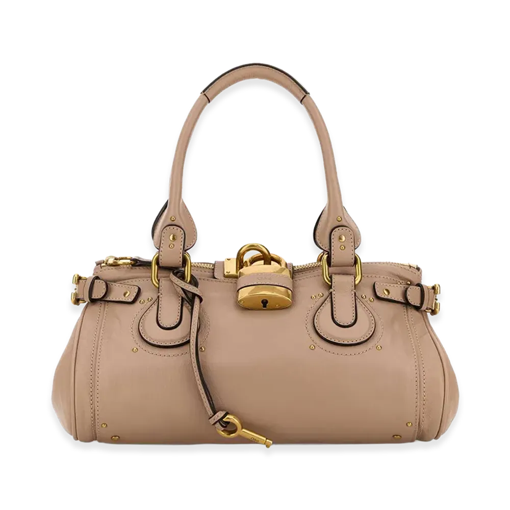 Chloe Women's Leather Paddington Handbag "Pink"