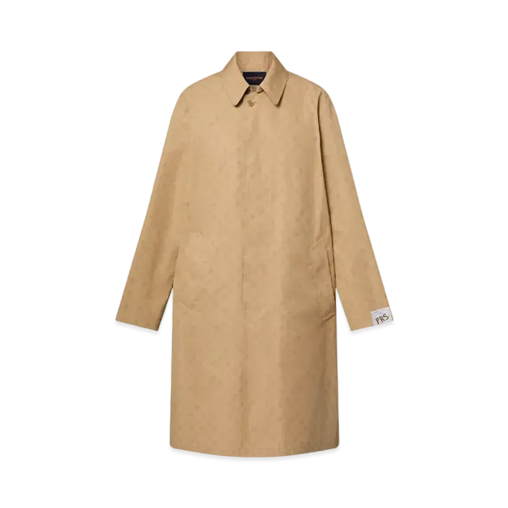 Louis Vuitton Monogram Toile Trench Coat "Dark Camel"