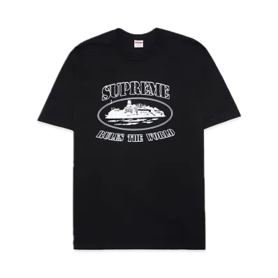 Supreme x Corteiz Rules The World Tee "Black"