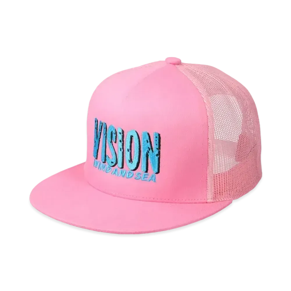 WIND AND SEA x VISION Mesh Cap "Pink"