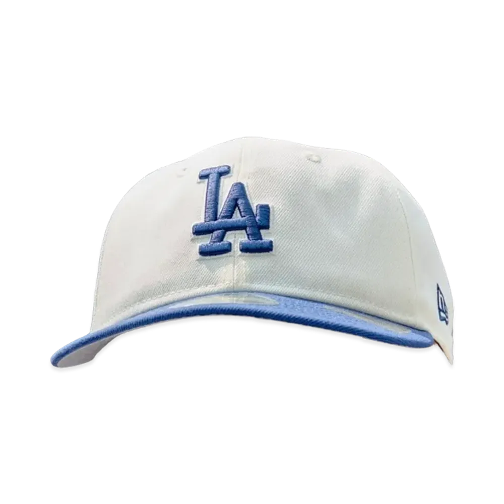 NEW ERA x THE CAP 'Sax Blues' RC 9Fifty Los Angeles Dodgers "Chrome White/Light Blue"