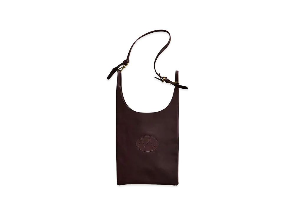 NICENESS N.Lowe Midi Steerhide Shoulder Bag Medium "Dark Brown"
