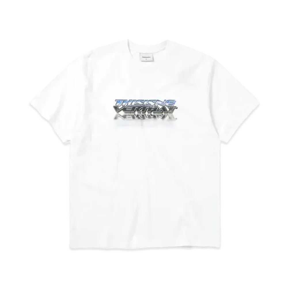 thisisneverthat Metallic Logo Tee "White"