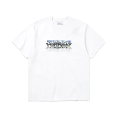 thisisneverthat Metallic Logo Tee "White"
