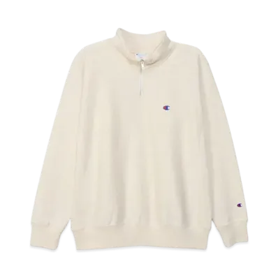 Champion Reverse Weave Half Zip Sweatshirt 25SS "Oatmeal"