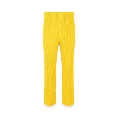 HOMME PLISSE ISSEY MIYAKE Color Pleats "Citrine Yellow"