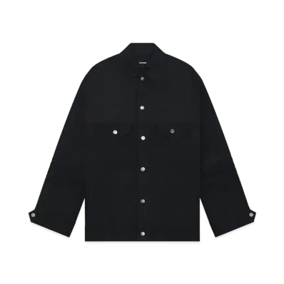 WE11DONE Greige Denim Jacket "Black"