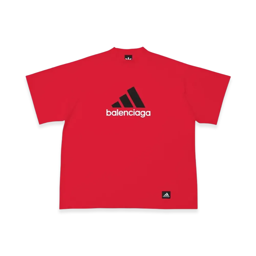 BALENCIAGA x adidas Oversized T-Shirt "Red"