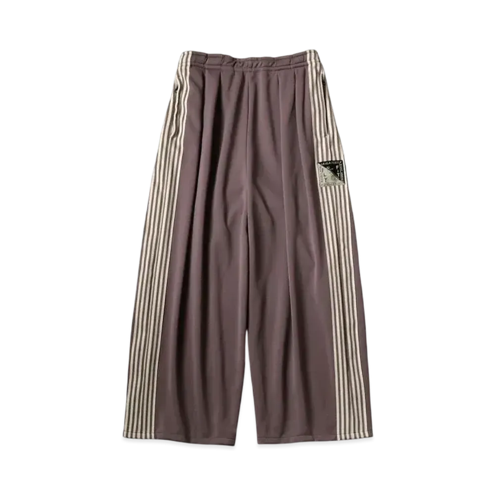 KAPITAL Smooth Jersey Stunt Man Woman Super Buggy Track Pants "Light Brown"