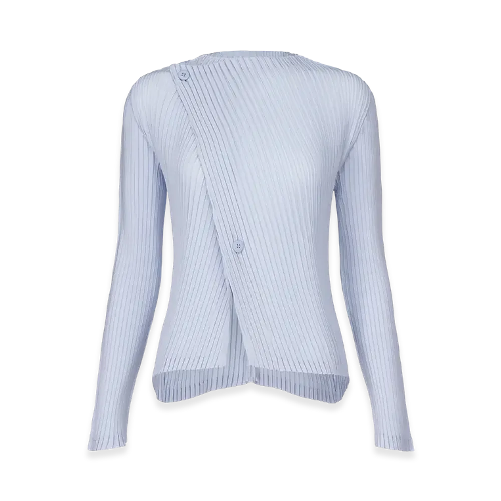 ISSEY MIYAKE Shadow Study Pleats Solid "NigellaBlue"