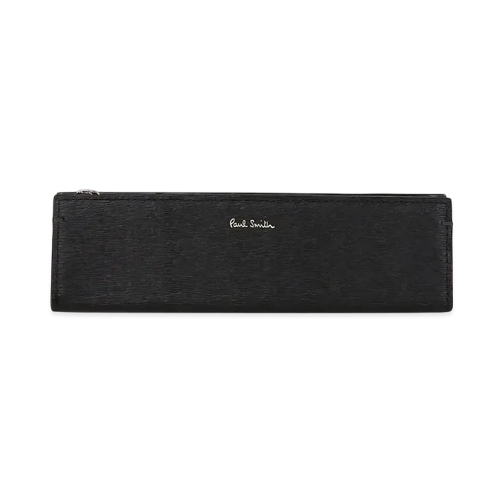 Paul Smith Colored Edge AW24 Pen Case "Black"