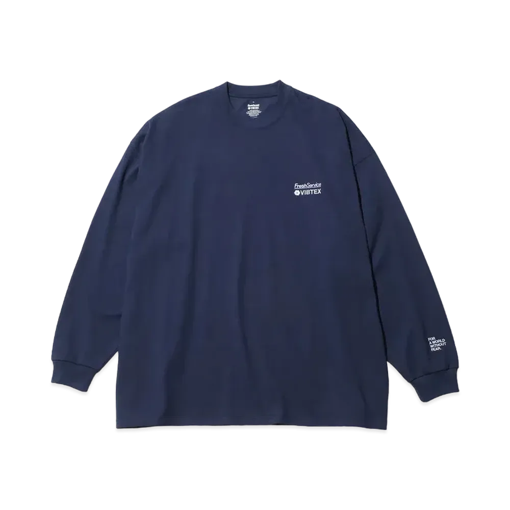 FreshService VIBTEX for Freshservice L/S Crew Neck Tee "Navy"
