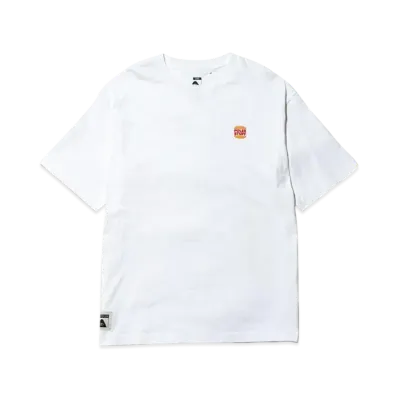POLeR SS Tee Crew Neck Steamhams Pocket Relaxed Fit "White"
