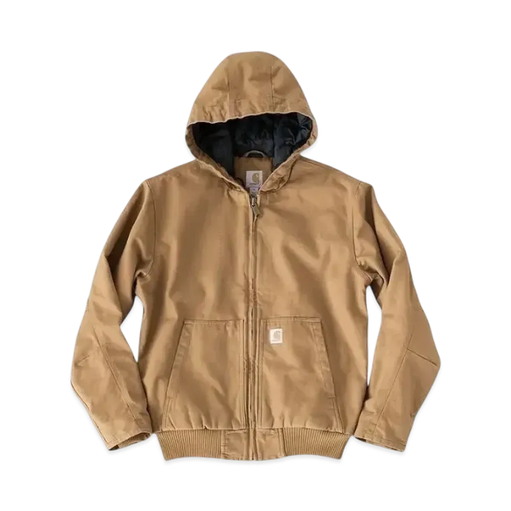 Carhartt Washed Duck Insulated Active Jacket "Brown"
