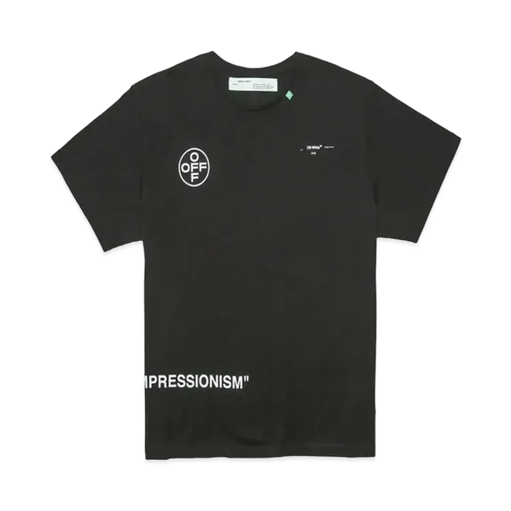 OFF-WHITE Oversized Diag Stencil T-Shirt "Black"