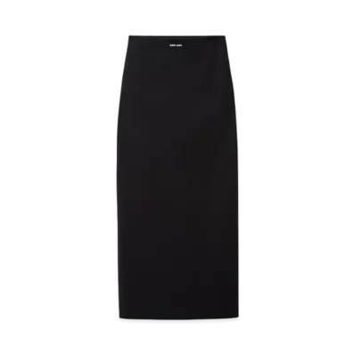 MIU MIU Women's Stretch Jersey Skirt "Black"