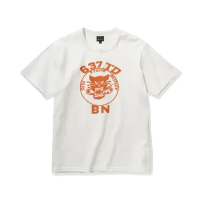 THE REAL McCOY'S MILITARY TEE / 637 TD BN "Milk"
