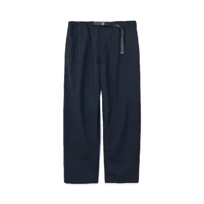 ENNOY Wool Blend Rip Stop Easy Pants "Navy"