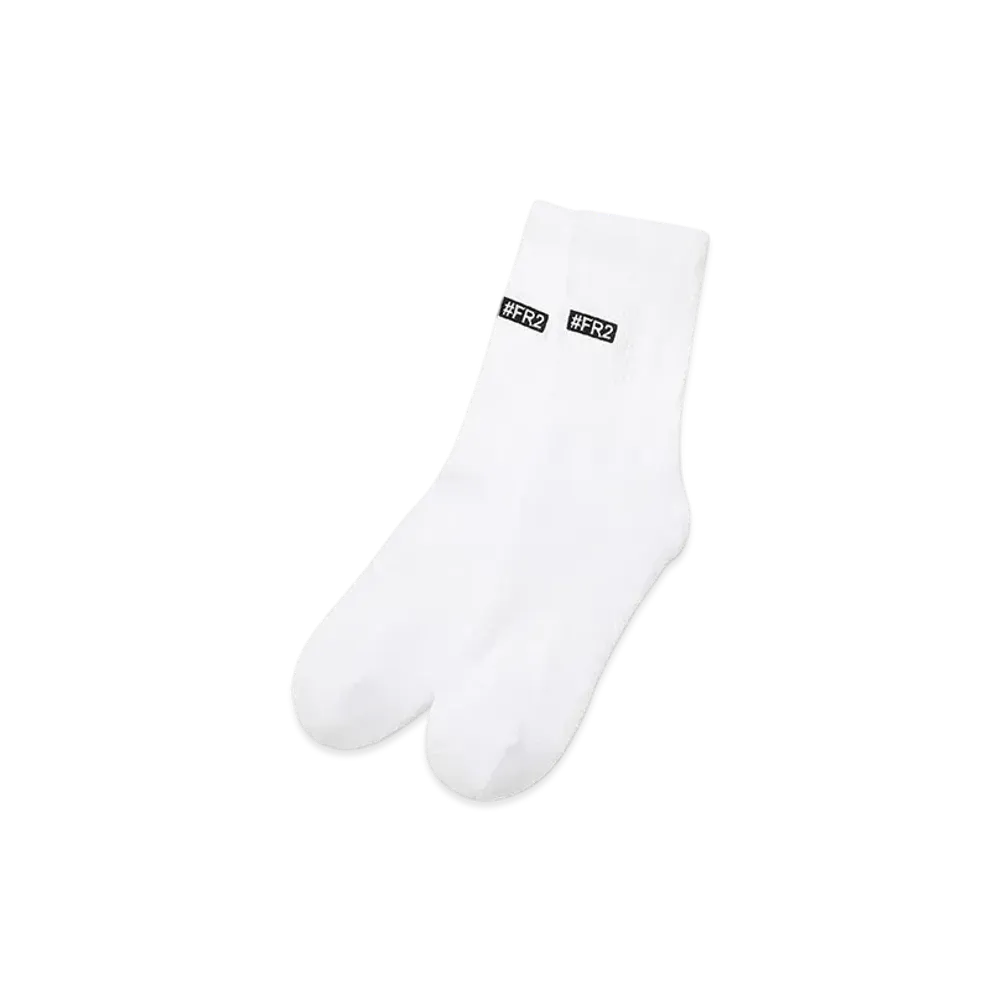 FR2 Box Logo Socks "White"