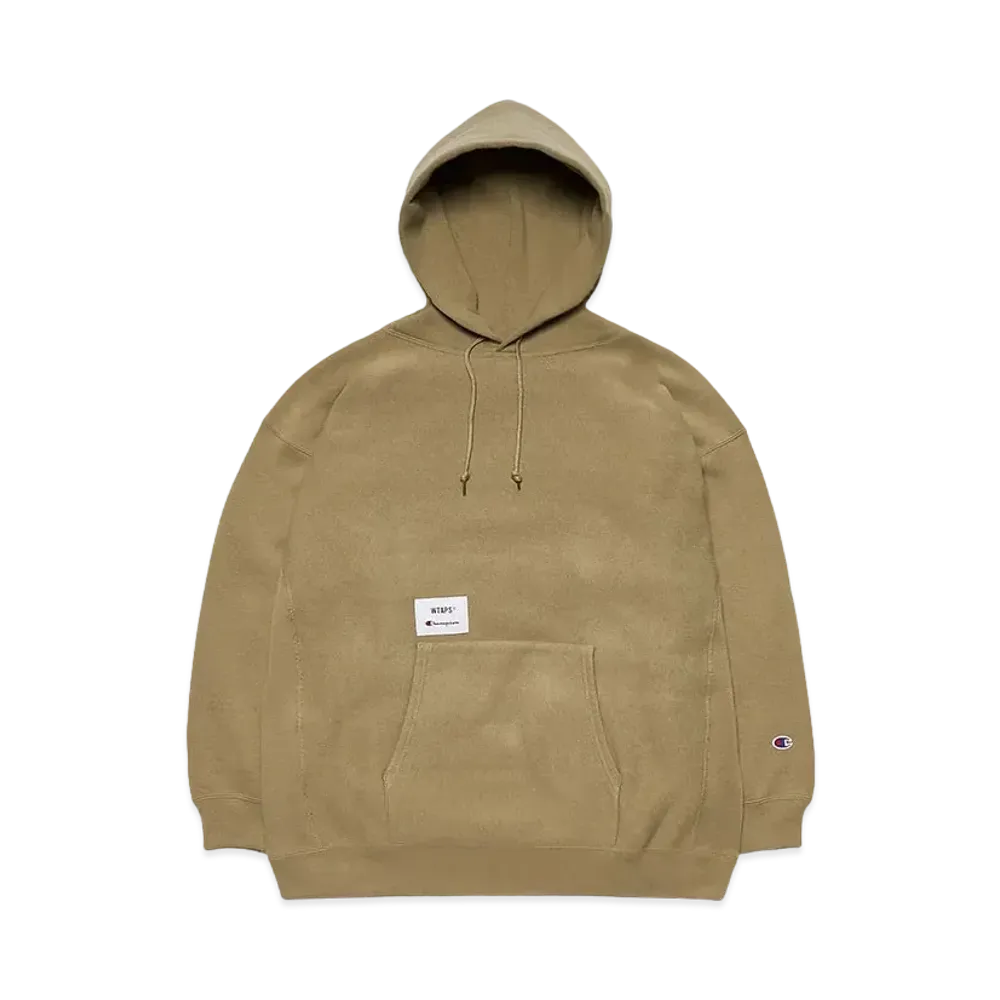 WTAPS Academy / Hooded / Cotton. Champion. Reverse Weave "Beige"(780)
