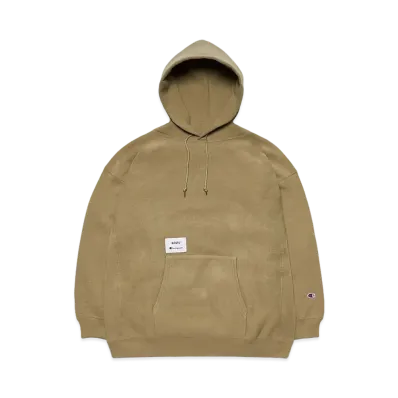 WTAPS Academy / Hooded / Cotton. Champion. Reverse Weave "Beige"(780)