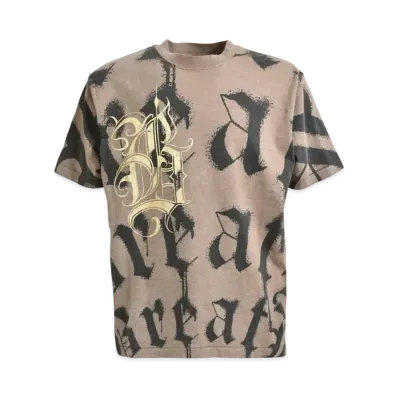 BREATH Suicide Black Letterd Logo Tee "Dust"