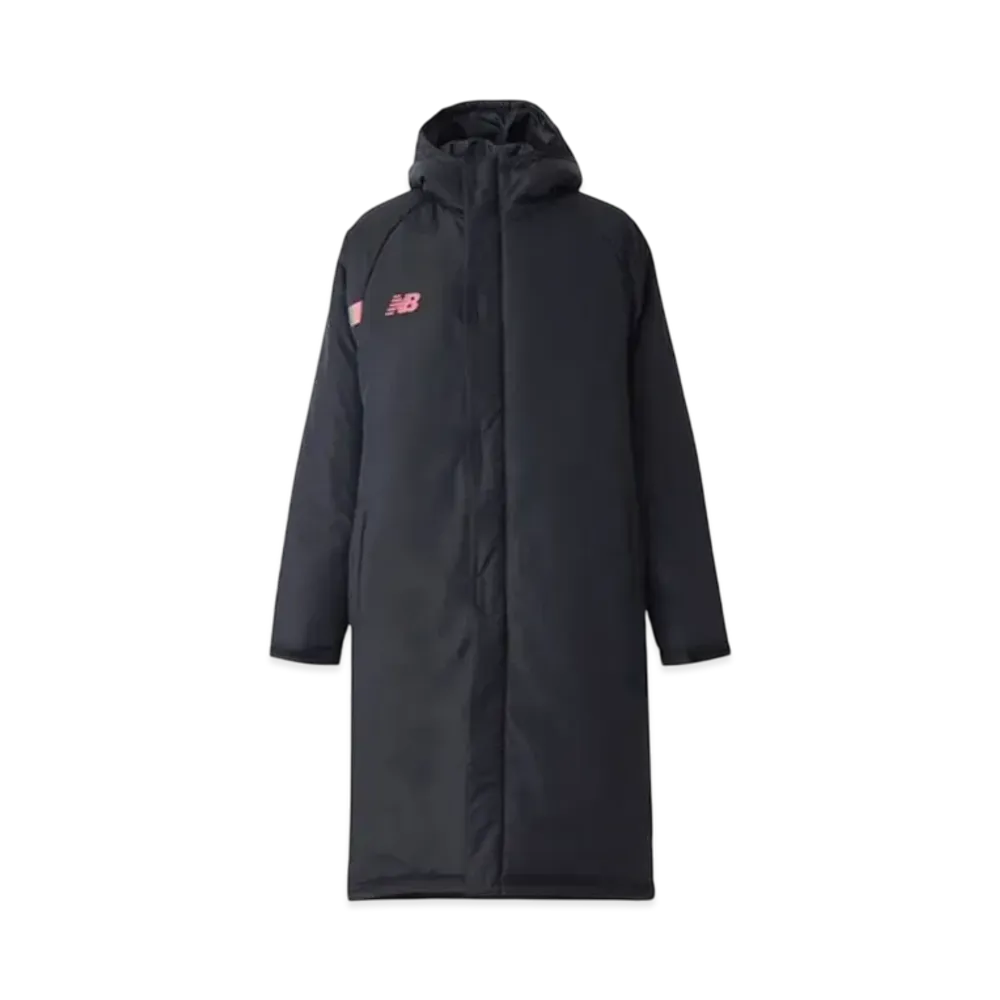New Balance Black Out Collection Padded Long Coat Water Repellent "Black"