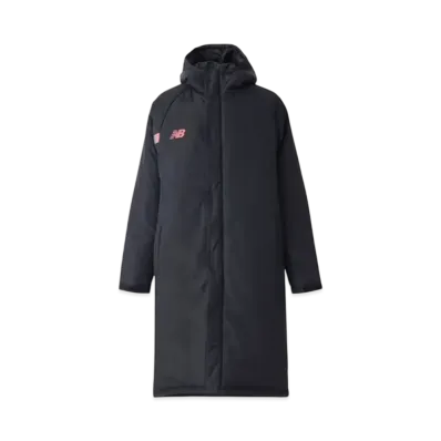 New Balance Black Out Collection Padded Long Coat Water Repellent "Black"