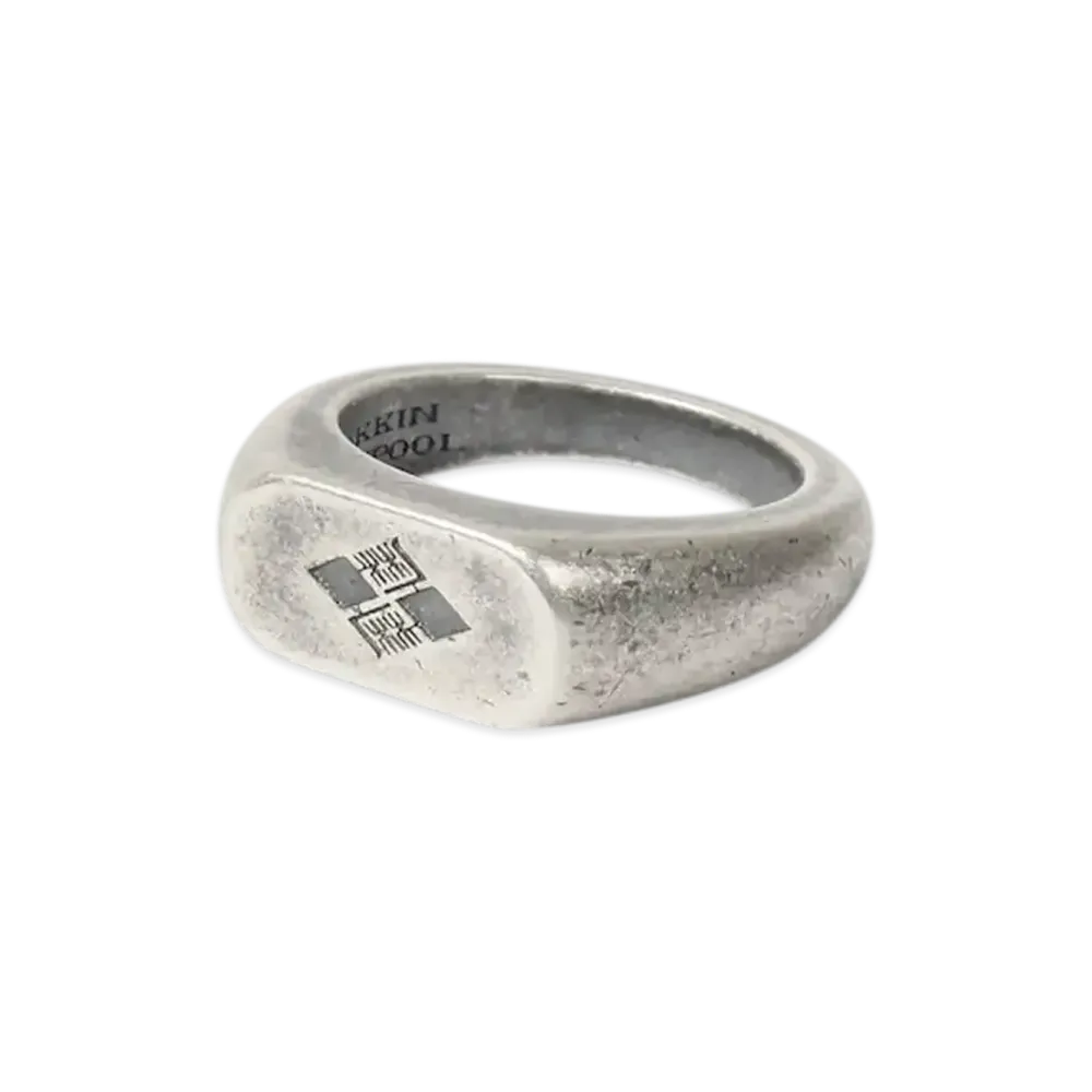 APHRODITEGANG GAKKIN x BUDSPOOL Kamon Signet Ring "Silver"