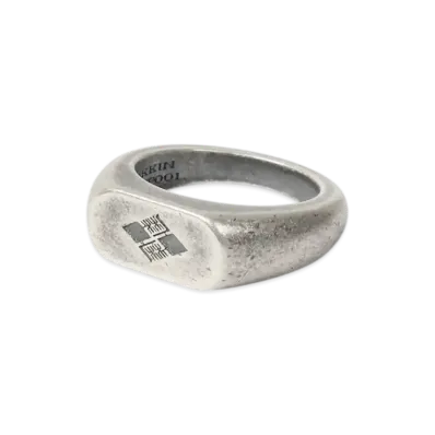 APHRODITEGANG GAKKIN x BUDSPOOL Kamon Signet Ring "Silver"