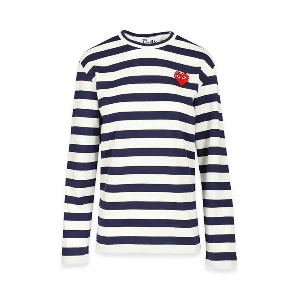 PLAY COMME des GARCONS Long Sleeve T-Shirts "Black/White"