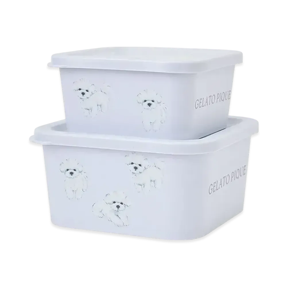 GELATO PIQUE 3 Pattern Tupperware "Blue"