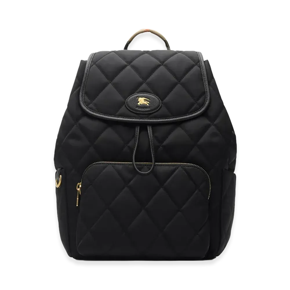 Burberry Women's Horseshoe Backpack "Black"