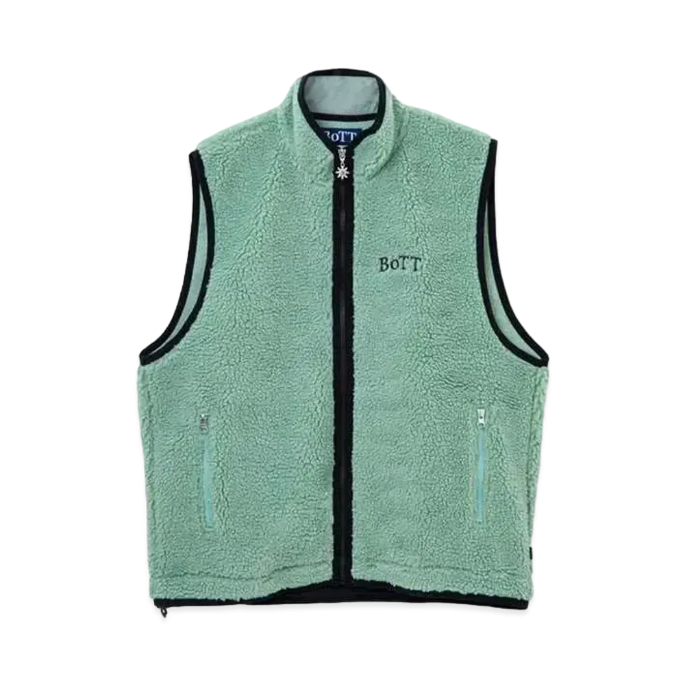 BoTT Full Zip Fleece Vest "Green"