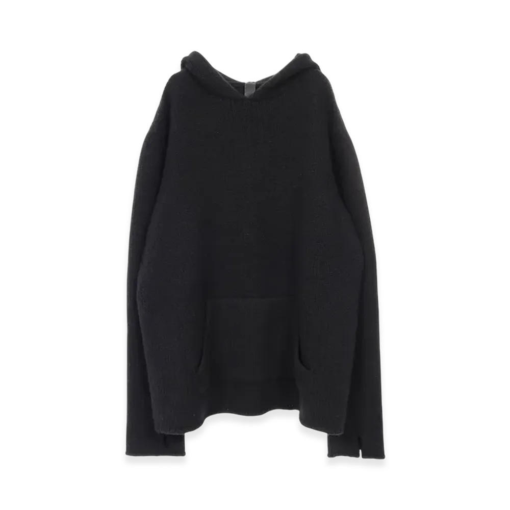 Chrome Hearts CH Cross Cashmere Knit Hoodie "Black"