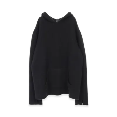 Chrome Hearts CH Cross Cashmere Knit Hoodie "Black"
