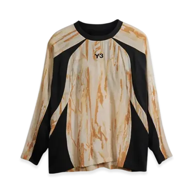 Y-3 Rust Dye L/S T-Shirt "Black"