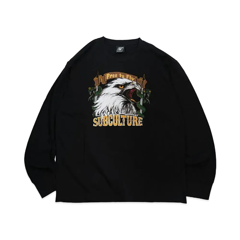 SubCulture Eagle&Snake Longsleeve T-Shirt "Black"