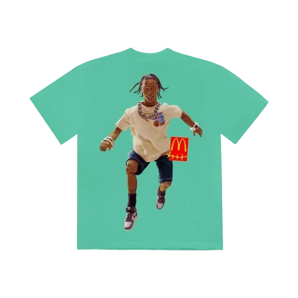 Travis Scott Cactus Jack x McDonald's Action Figure Series IV T-Shirt "Teal"