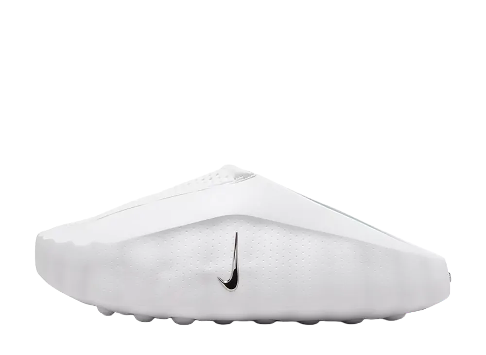 Nike Mind 001 Mules "White/Metallic Silver"