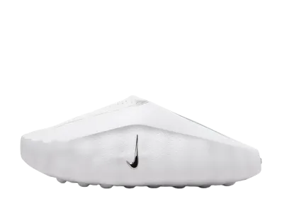 Nike Mind 001 Mules "White/Metallic Silver"