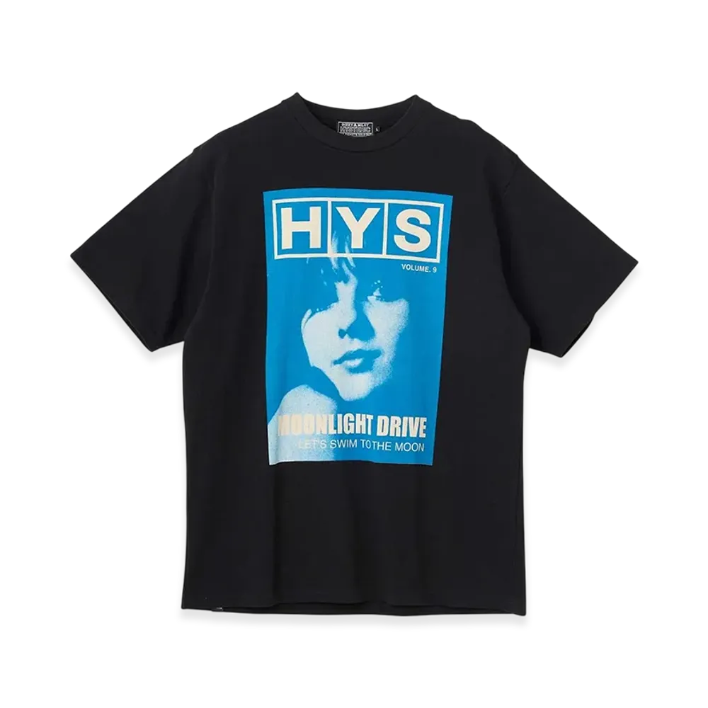 HYSTERIC GLAMOUR Moonlight Drive Tee "Black"